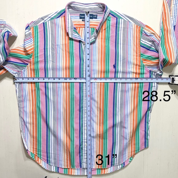 SOLD-Polo Striped Long Sleeve Buttondown Shirt - Picture 5 of 8